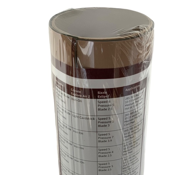 Firefly Heat Transfer Vinyl Rolls (3 rolls, 7 sheets, 7 colors) + Cricut + Siser - Picture 3 of 13